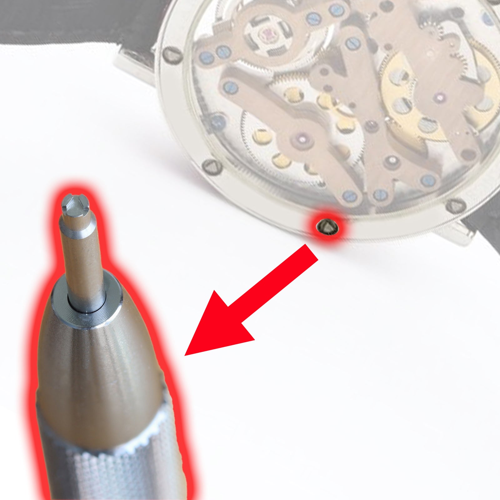 1.9mm Watch Internal Triangular Case Back Screwdriver for Omega/Alain Silberstein Watch Tools