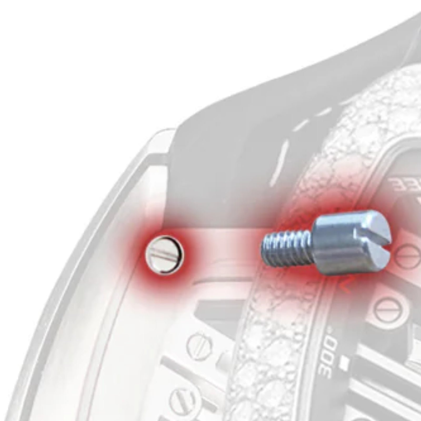 steel back cover screw for FM Franck Muller Mens' Collection VANGUARD V 45 automatic watch
