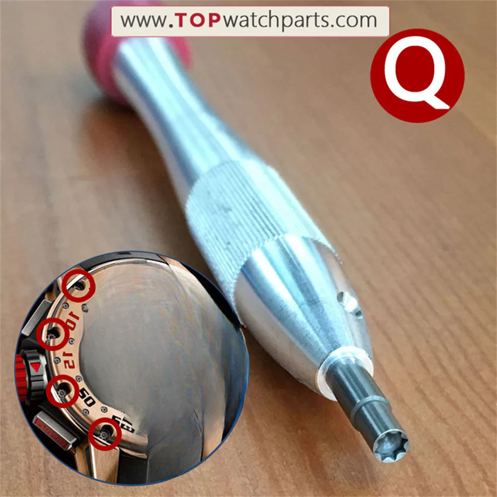 jeu de tournevis en acier pour montre Audemars Piguet,Bvlgari,Bulova,Blancpain,Oris,IWC,Richard Mille,Carl F.Bucherer