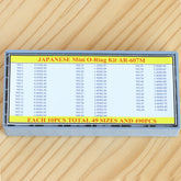 49 Sizes Watch Gasket Set Waterproof Rubber Ring for Watch Crown Tube/Button