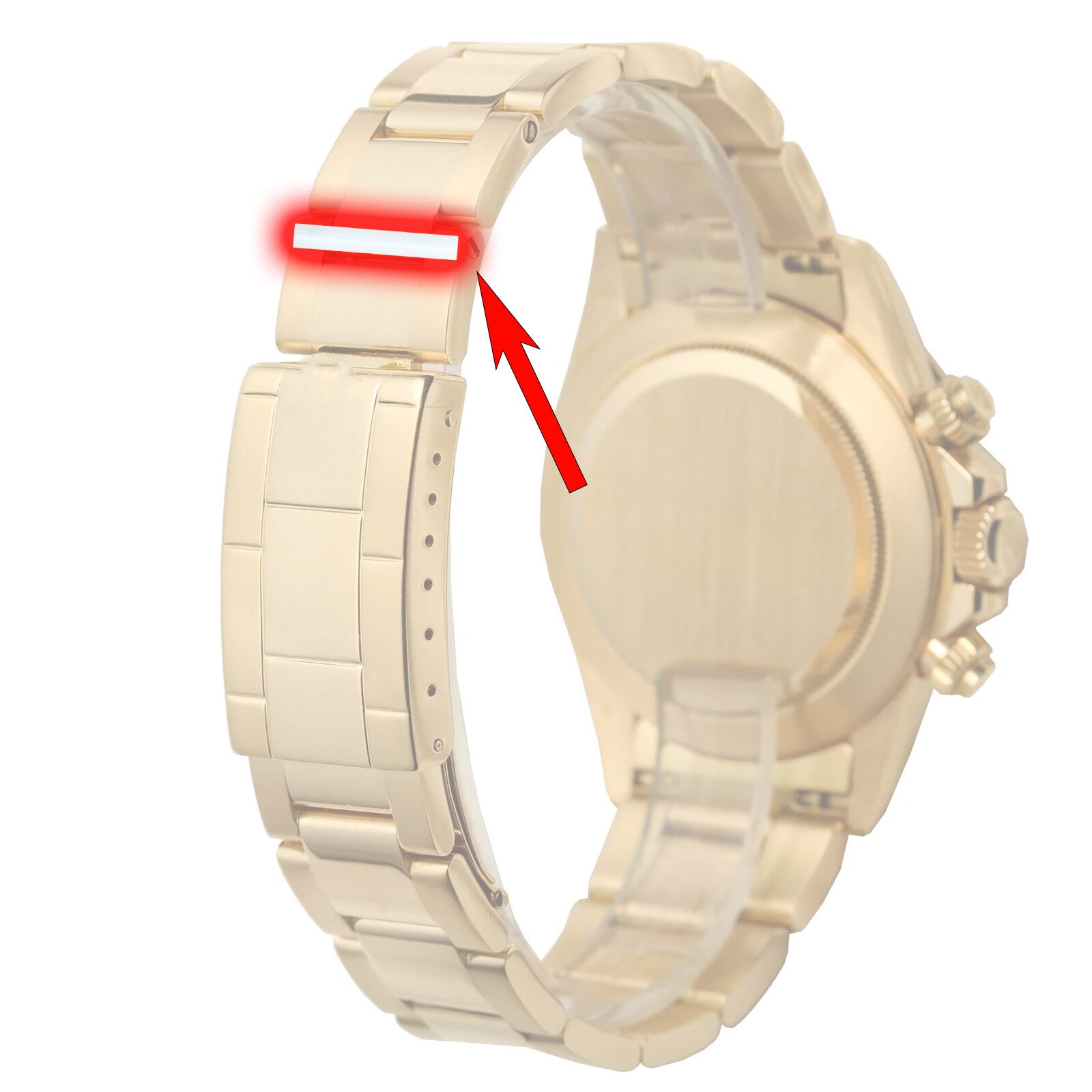 Watch Bracelet Ceramic Inner Tube for Rolex Day-Date 228238/128238 40mm Watch