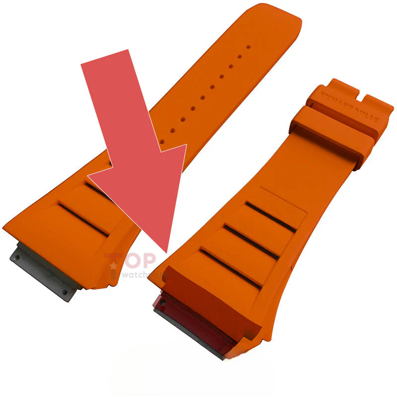 watch strap inserts inside for RM Richard Mille automatic watch leather/rubber band