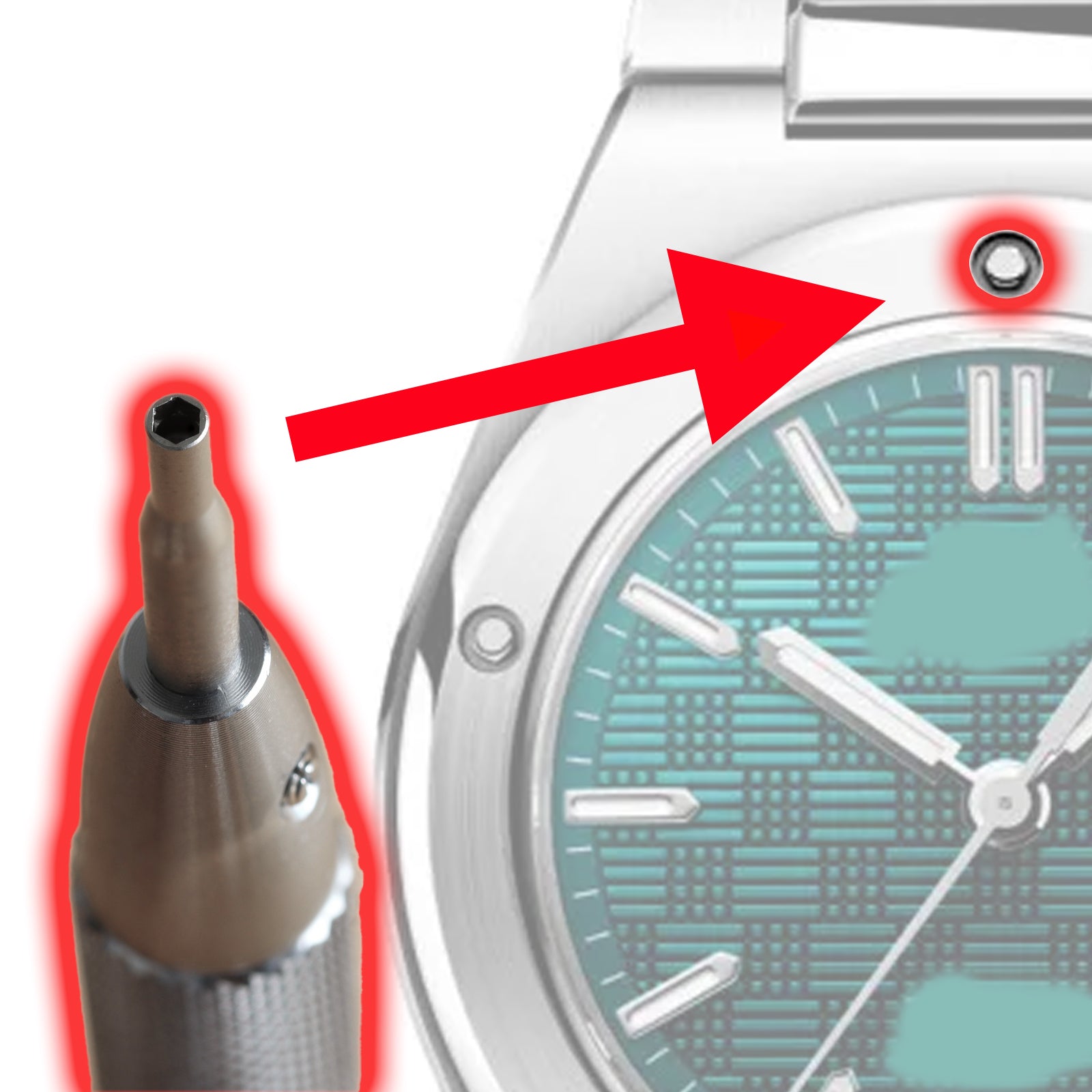 2.0mm Watch Bezel Internal Hexagonal Screwdriver for IWC 3289/3249/3389/3449/3287Ingenieur Automatic Watch Tool