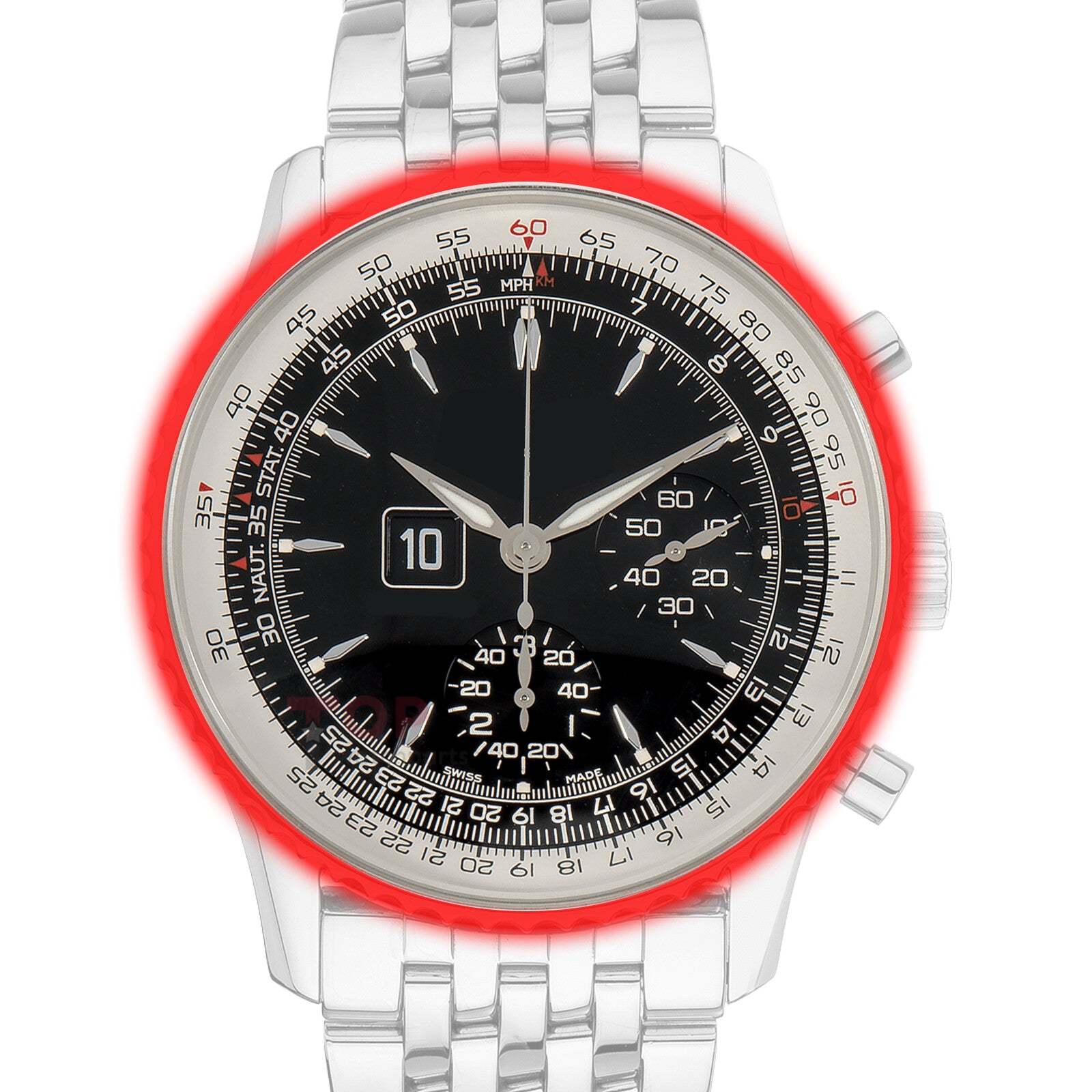 Sapphire Crystal for Breitling Montbrillant Spatiographe Navitimer A36030.1 41mm Watch Glass