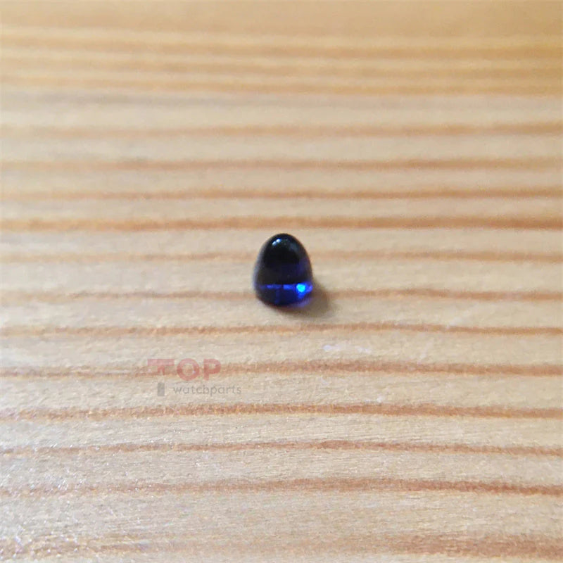 Blue Sapphire Crystal for Cartier Rotonde 40mm Watch Crown Parts