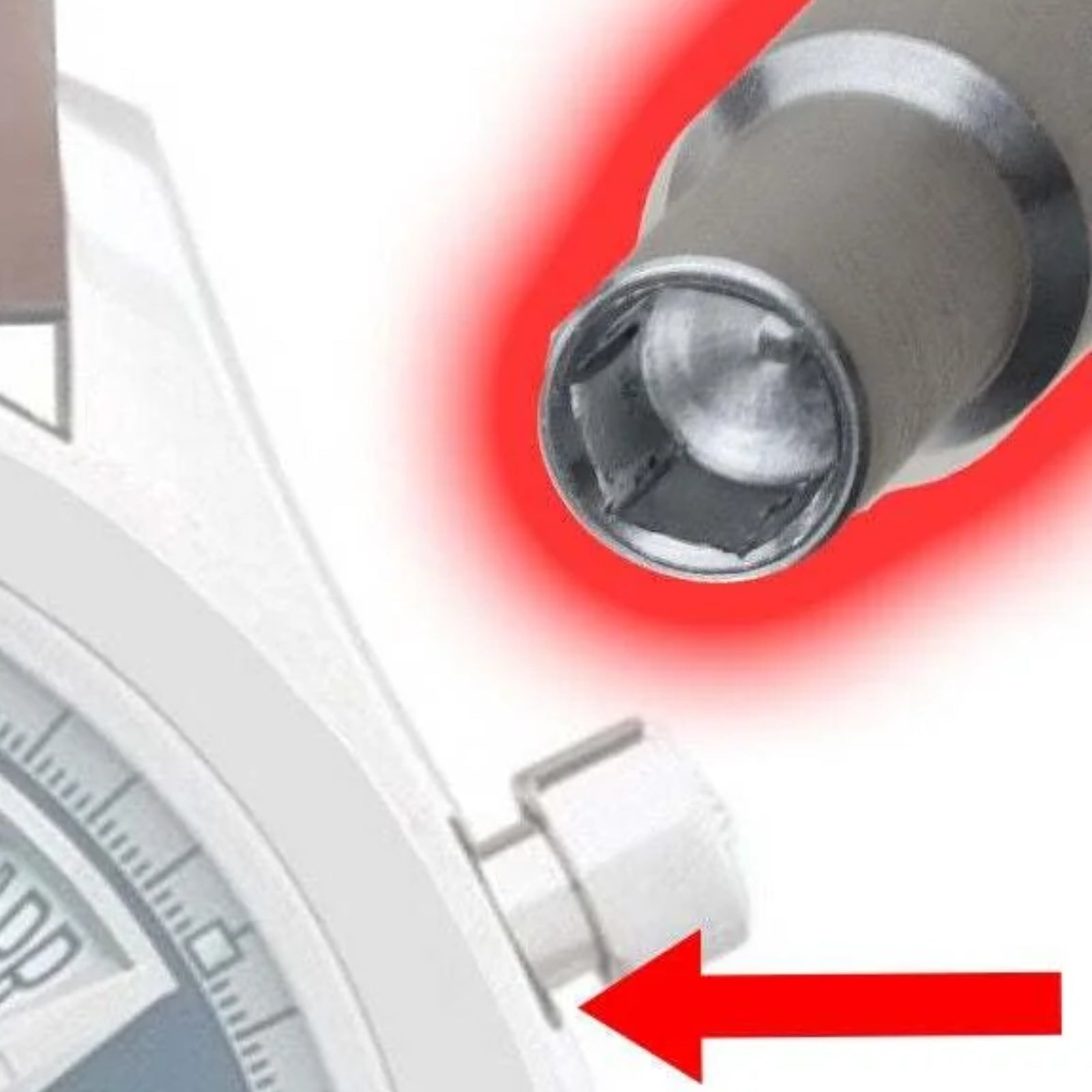 Watch Internal Hexagon Pusher Screwdriver for Patek Philippe 5960 5961 PP Annual Calendar Chronograph 40.5mm Watch