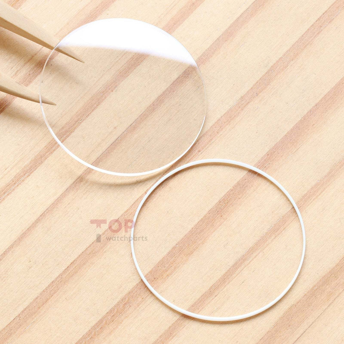 Double Domed Sapphire Crystal&Gasket for Vacheron Constantin VC Malte 81000/81500 37mm Watch Glass