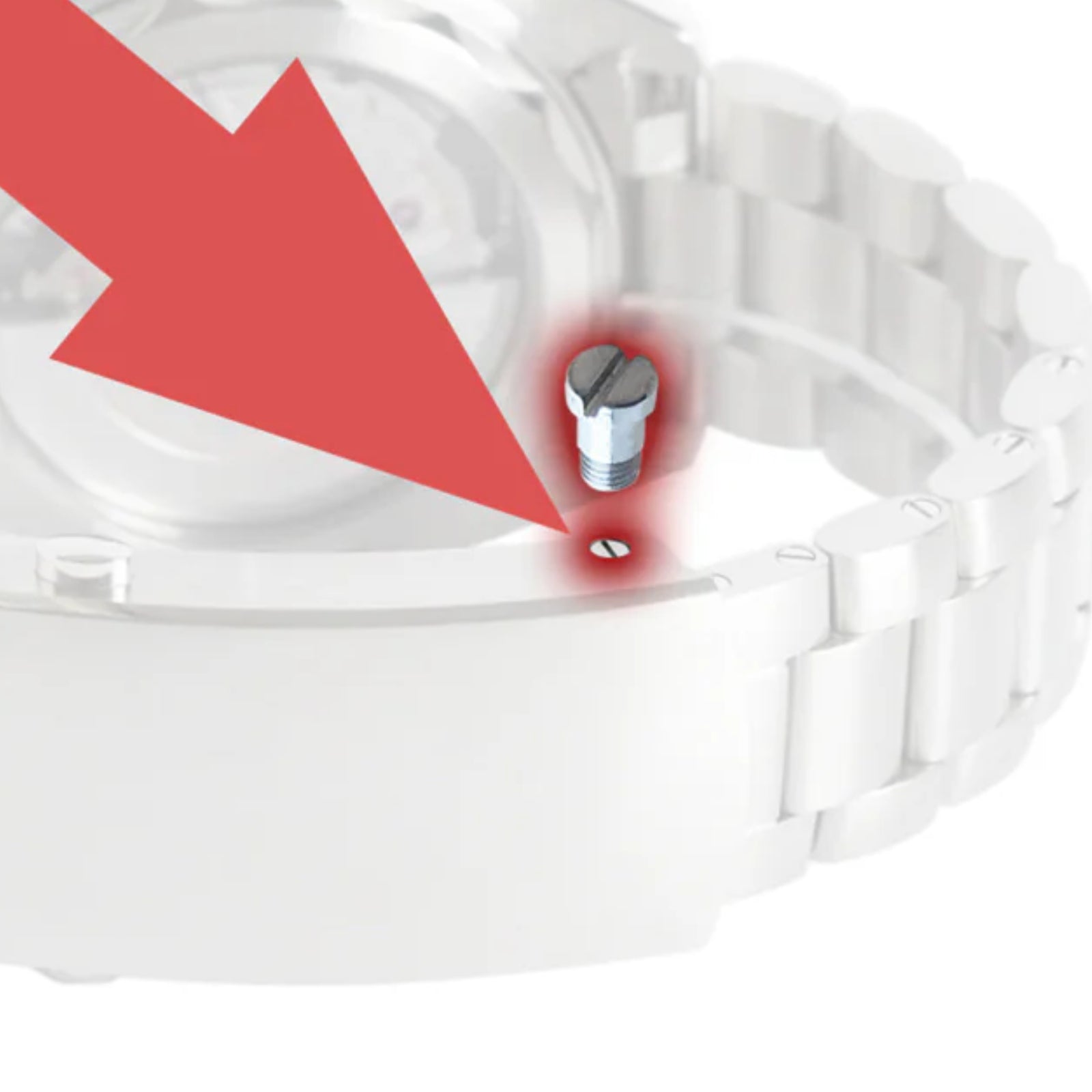 Vite con fibbia in acciaio per OMG Omega Seamaster Planet Ocean 43,5mm 215 Automatico