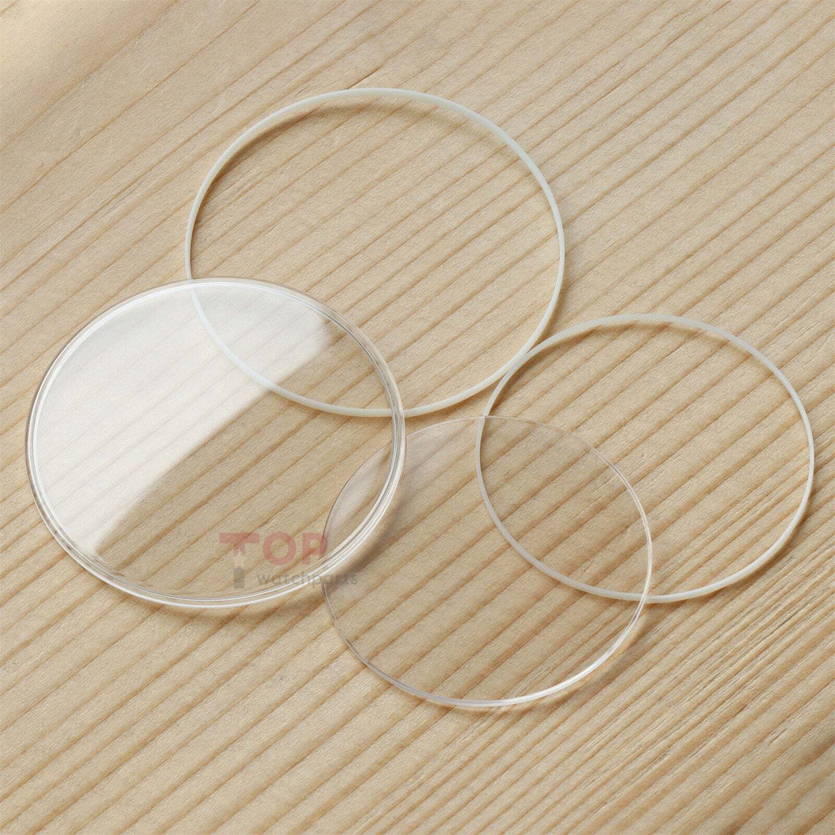 パテックフィリップ5035 5036年次カレンダー37mmのサファイアクリスタルグラスを見る