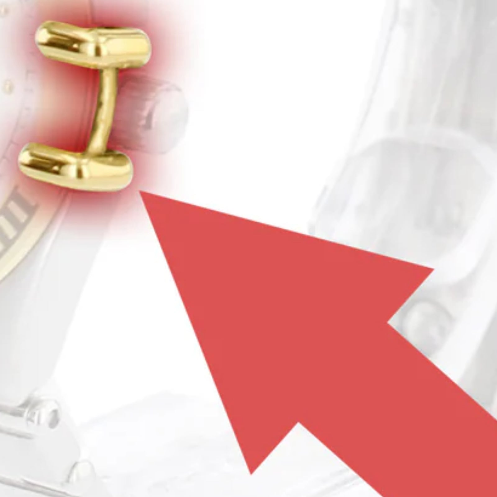 18K gold protect guard parts for OMG Omega Constellation old quartz watch