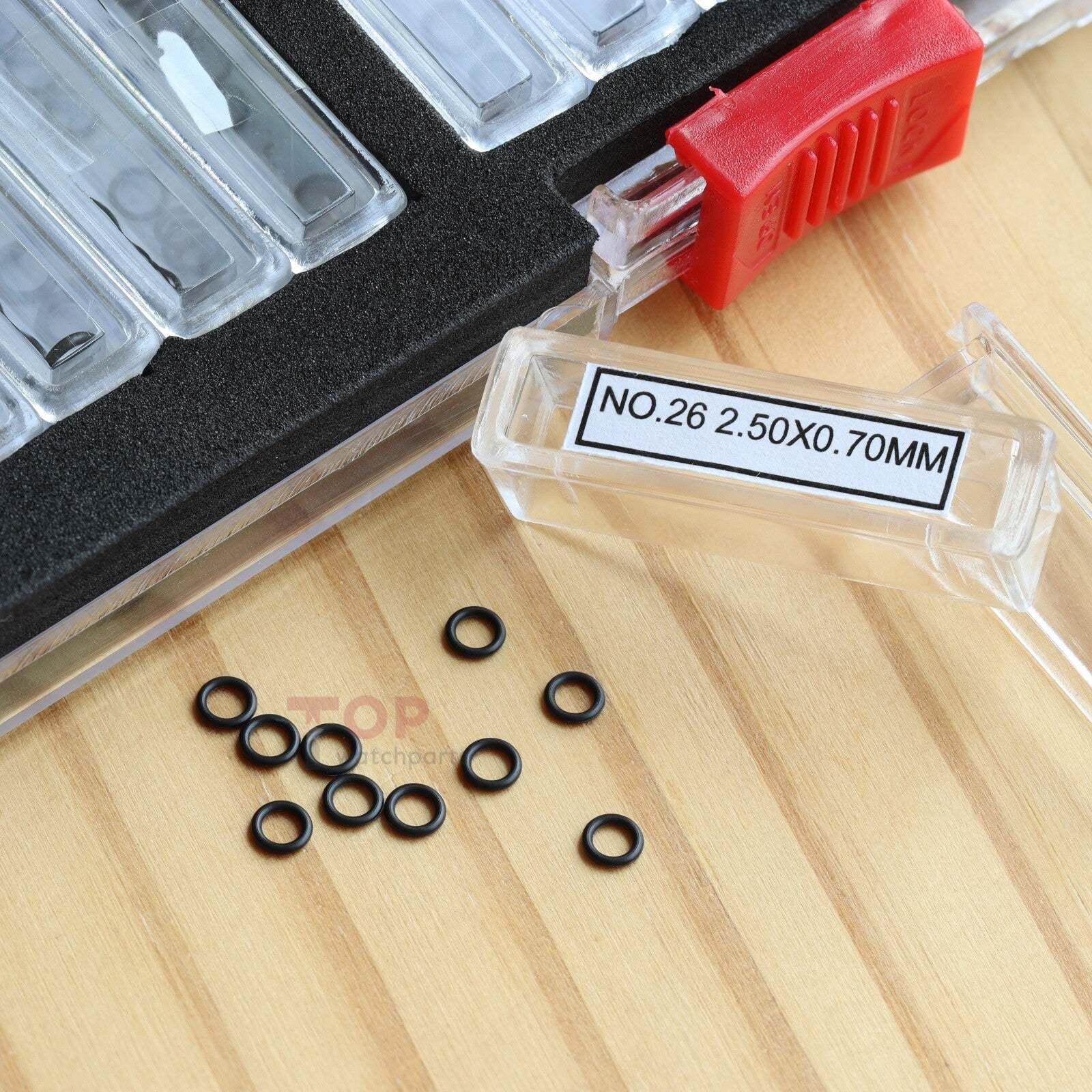 39 Sizes Set Watch Rubber Gasket Set Waterproof Ring for Watch Crown Tube/Button Pusher/Crown/Screw