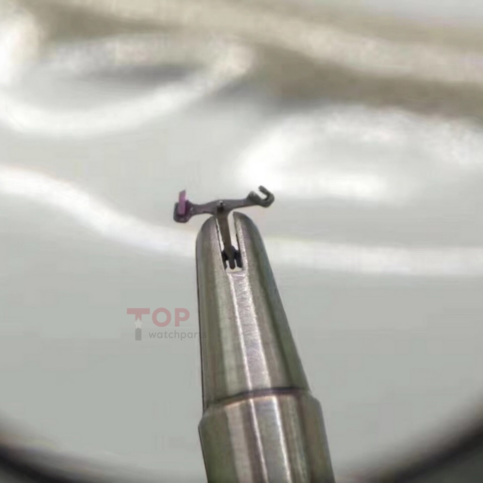 support de fourche à palette en acier montres horlogerie pour outils de réparation de précision d'échappement à levier de montre