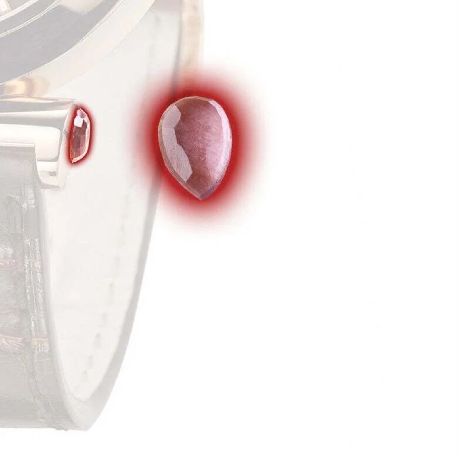 Guarda il diamante rosa a bordo cinghia per Chopard Imperiale 36mm Watch Band Stone