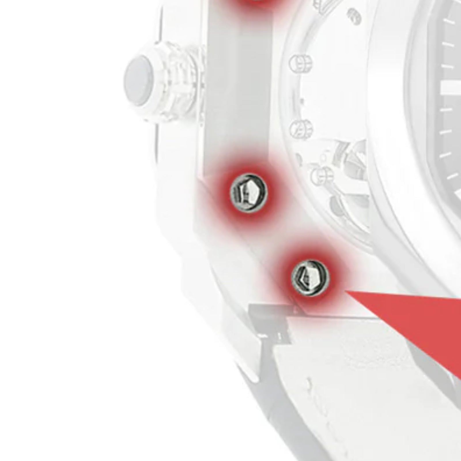 VITE Pentagono in acciaio adatto per bvlgari Octo orologio cover