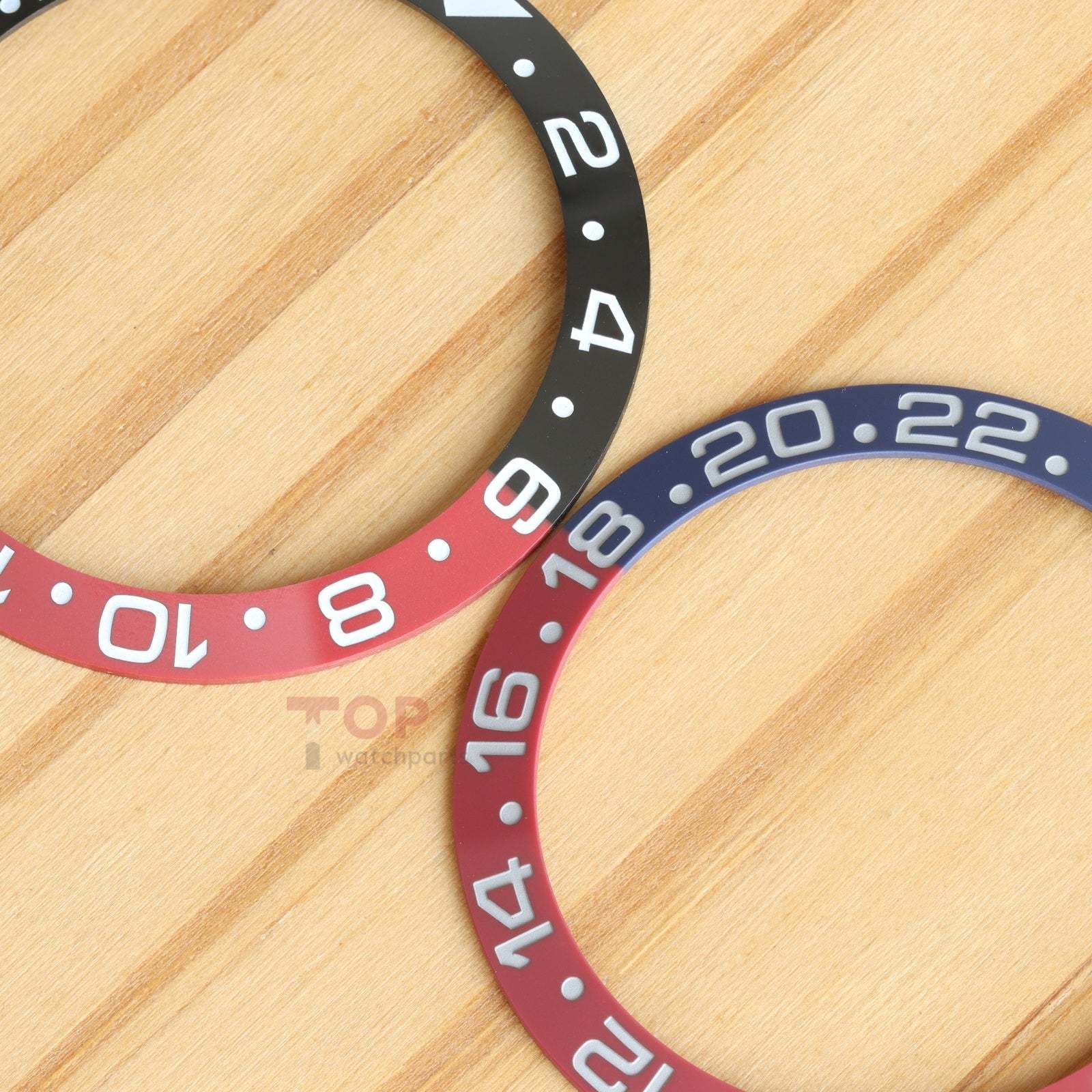 Watch Ceramic Two Tone Bezel for Rolex GMT Master II 40mm Watch