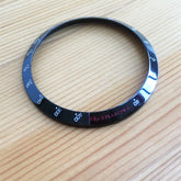 tachymeter ceramic bezel for Longines Conquest L2.744.4.56.7 automatic chronograph Men's watch