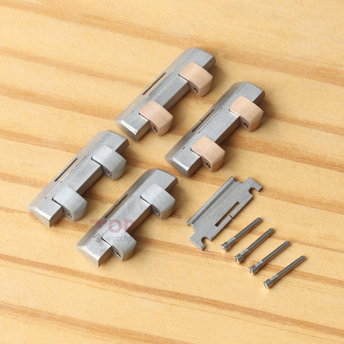 Watch Strap Inserts+Quick Release Component+Screw Pin for Audemars Piguet AP Royal Oak Offshore 42mm Watch Leather Band