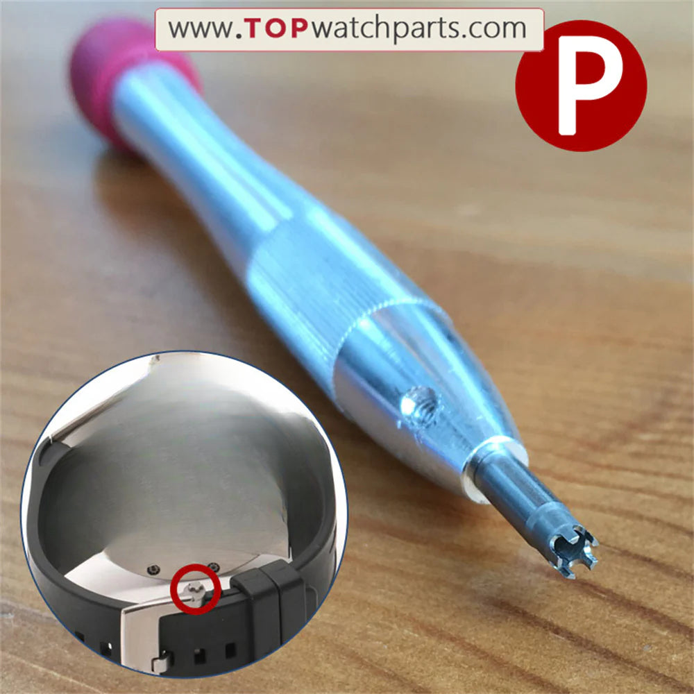 jeu de tournevis en acier pour montre Audemars Piguet,Bvlgari,Bulova,Blancpain,Oris,IWC,Richard Mille,Carl F.Bucherer