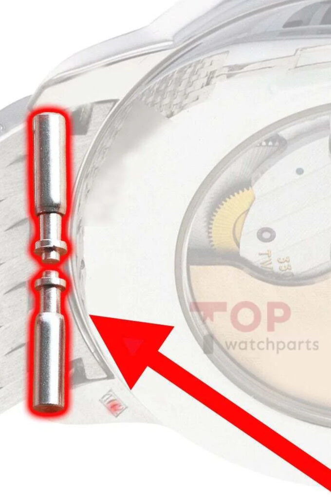 Watch Strap Spring Pin for Girard Perregaux 1966 49525 Steel Watch Band