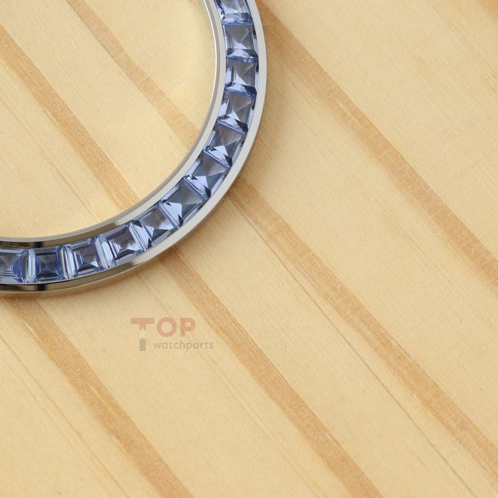 Synthetic Blue Sapphire Watch Bezel for Rolex Daytona 40mm Watch Gemstone Bezel