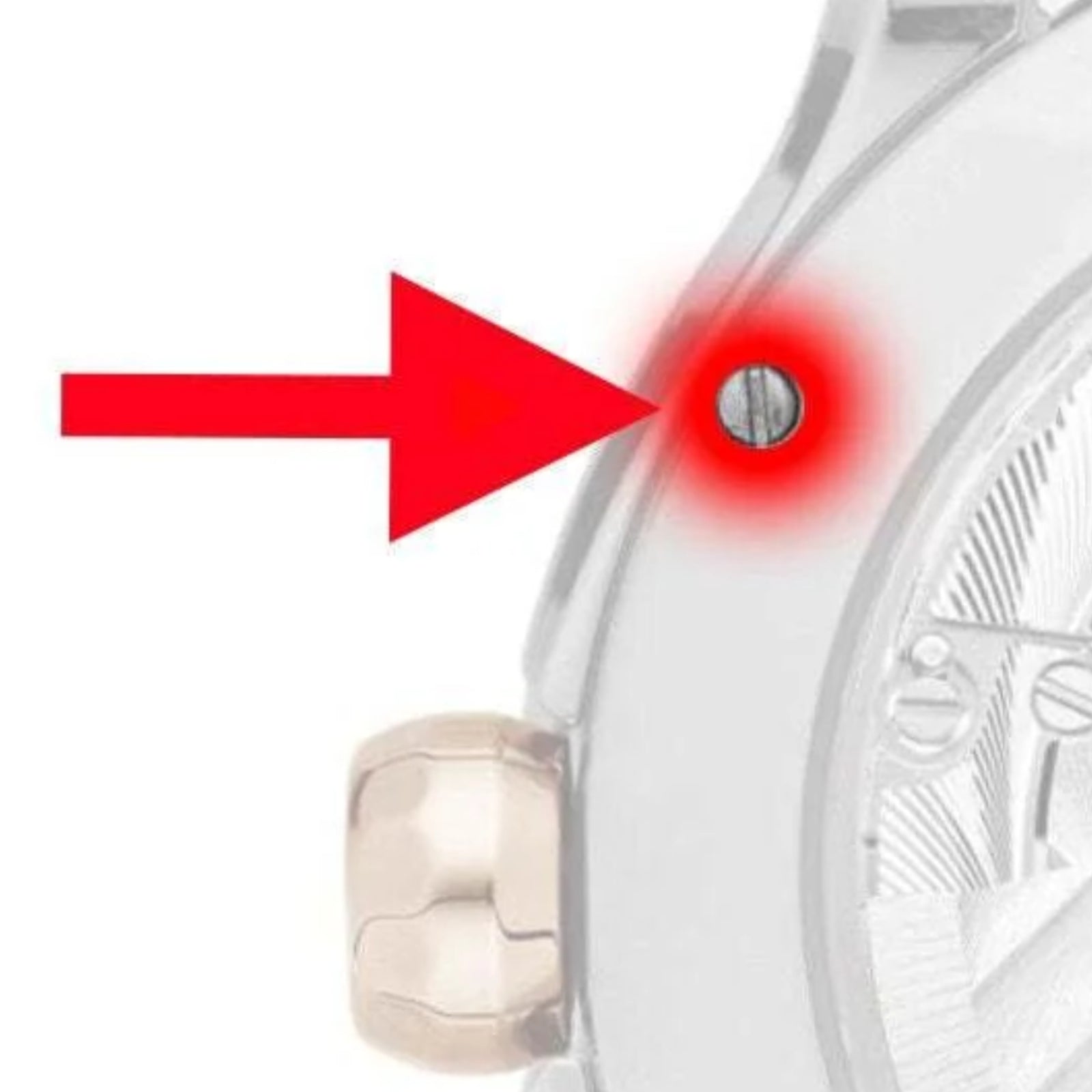 Watch Case Back Screw for Chopard Happy Sport 278559 36mm Watch
