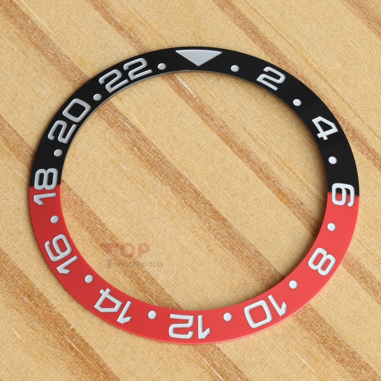 Black Red Watch Ceramic Bezel for Rolex GMT-Master II 40mm 116710 126710 Watch