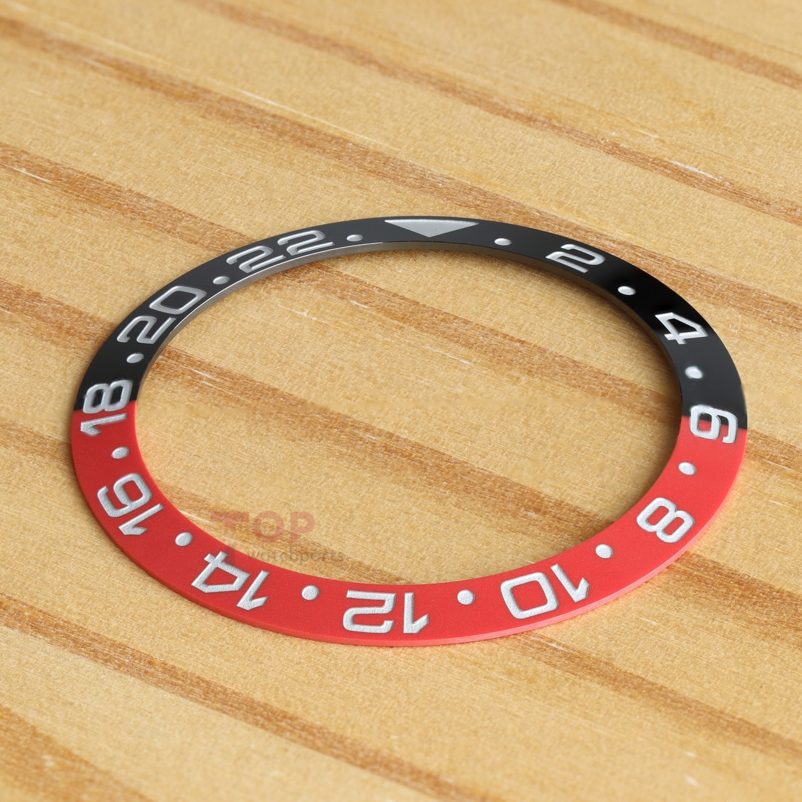 Black Red Watch Ceramic Bezel for Rolex GMT-Master II 40mm 116710 126710 Watch