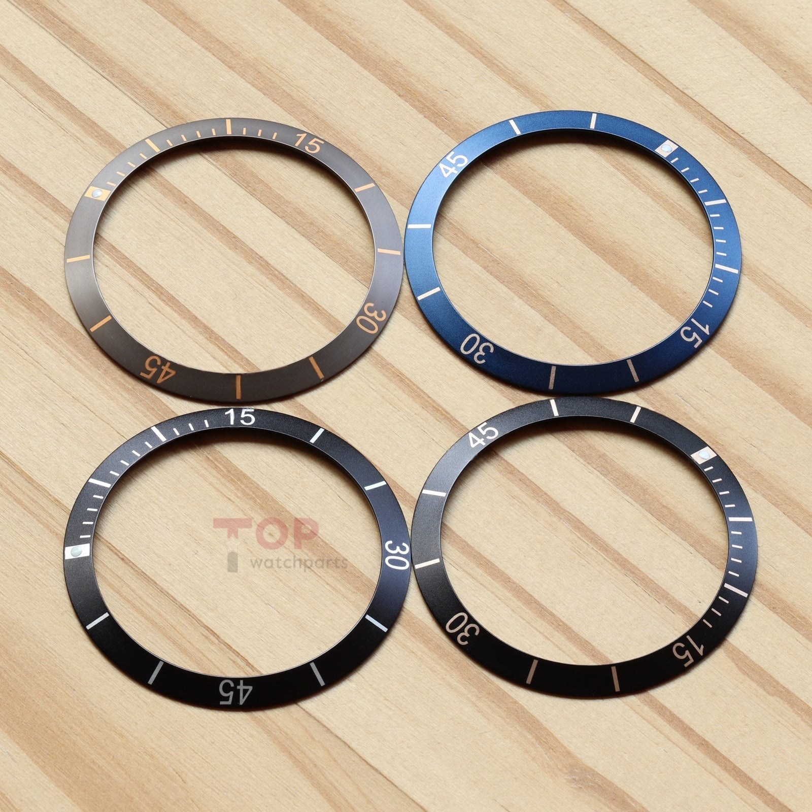 Aluminum Watch Bezel for Mido Ocean Star 200 M026430 42.5mm Watch Ins
