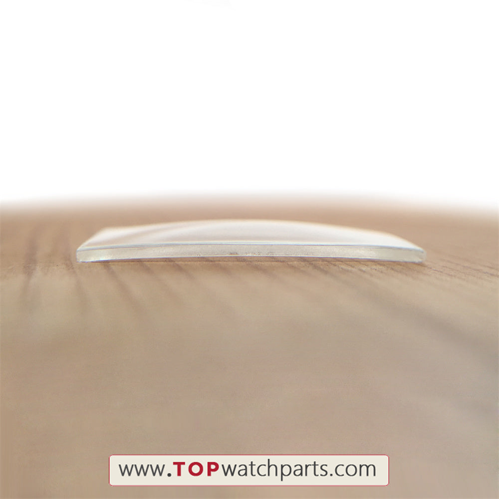 Single Domed Mineral Glass for Cartier Jumbo Tank Vermeil Sterling Watch