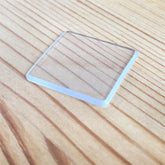 sapphire crystal glass fit for Cartier Santos Galbée ref. 1564/1565 quartz watch