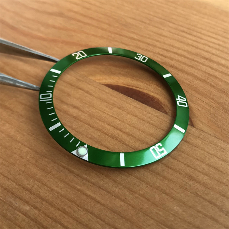 Aluminium luminous bezel insert for Rolex SUB Submariner 16610LV watch