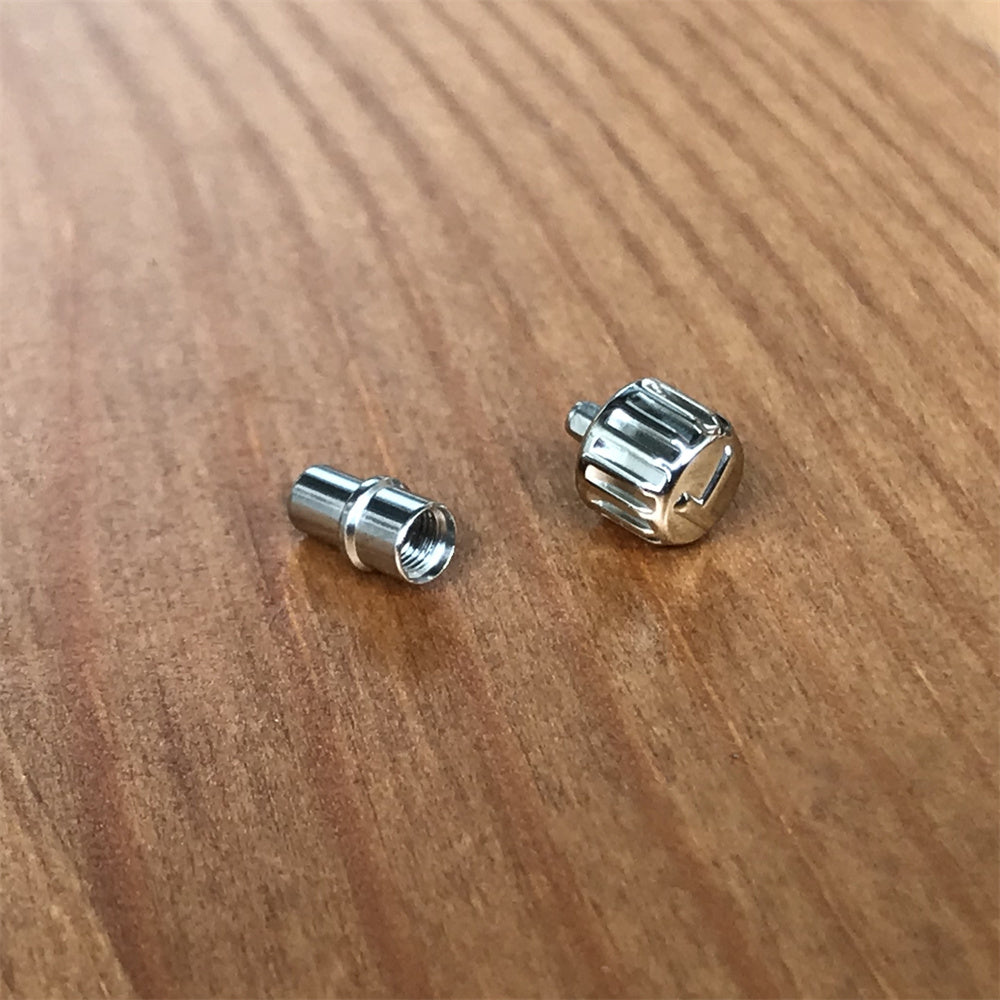 Couronne De Montre 6mm En Acier Inoxydable - Pièce De Rechange Pour Montre Homme Ou Femme - Neuf