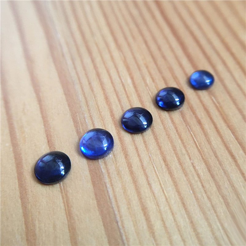 sapphire crystal (blue zircon) for Cartier Ballon Bleu watch crown parts