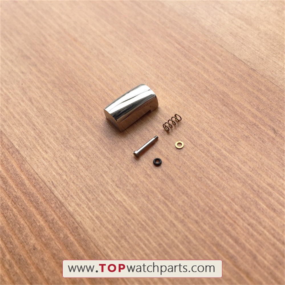 poussoir de montre en acier pour bouton de montre chronographe Ballon Bleu De Cartier