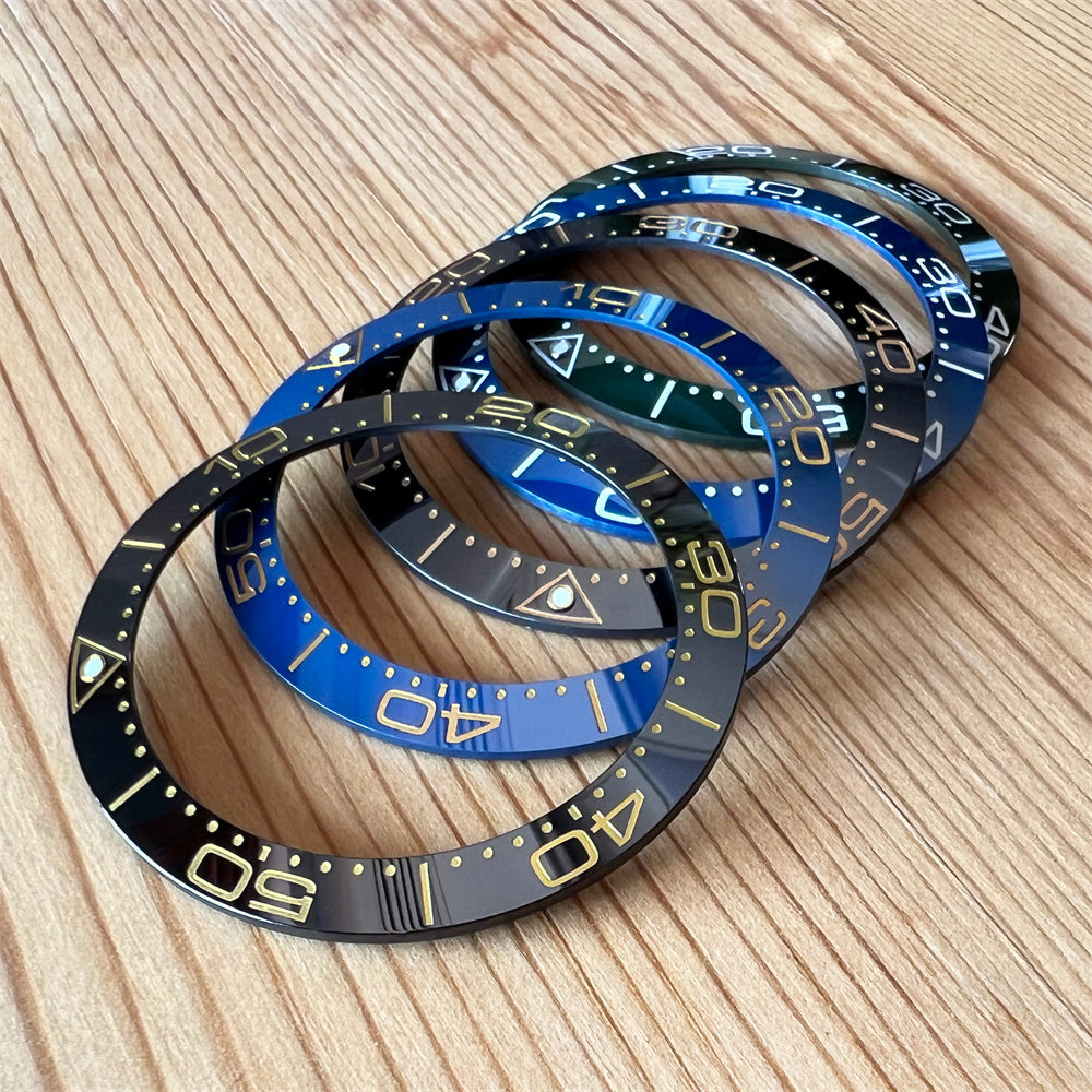 lunette en céramique pour montre chronomètre Omgea Diver 300M Seamaster 210