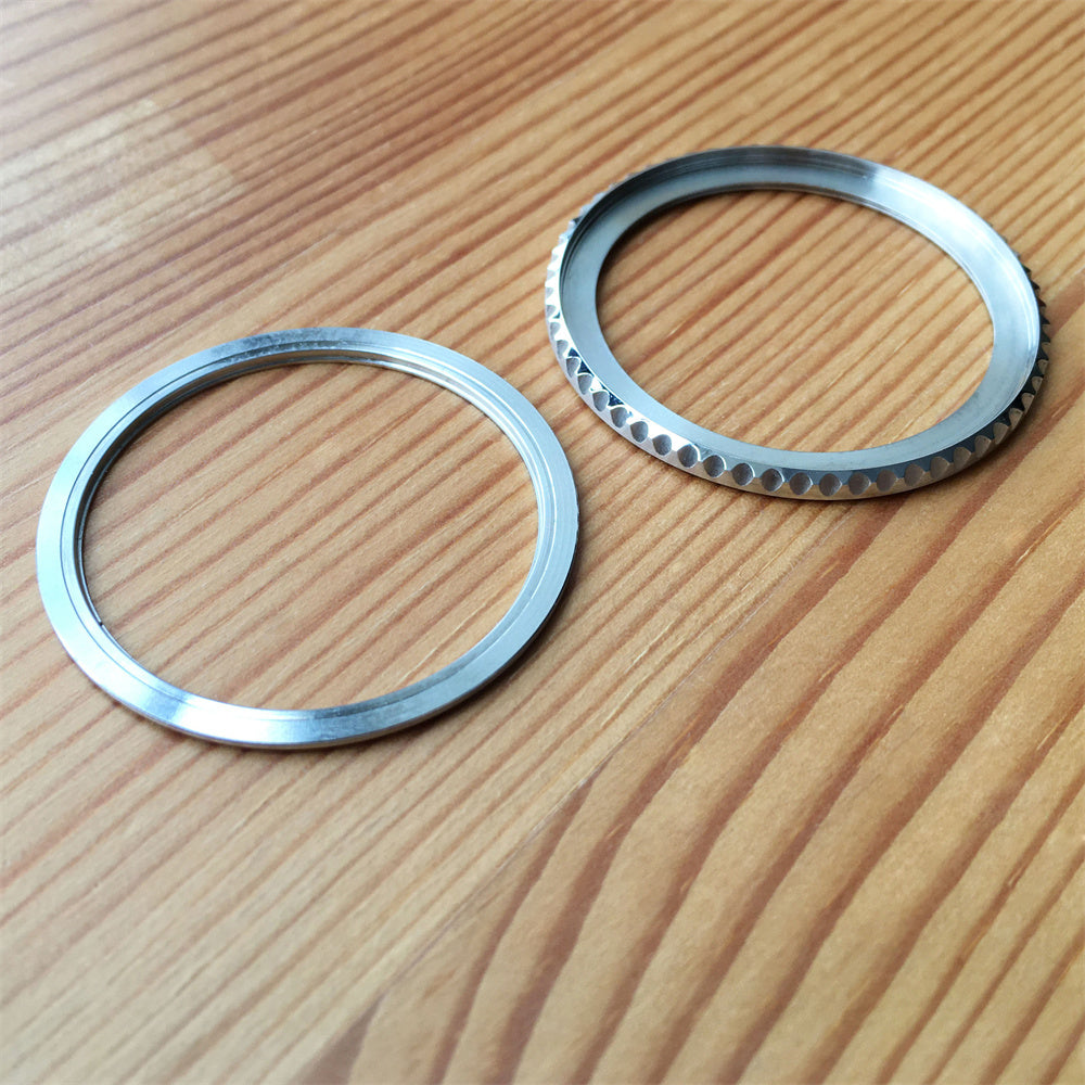 steel dog toothed ring+bezel pad for Rolex Submariner 40mm watch