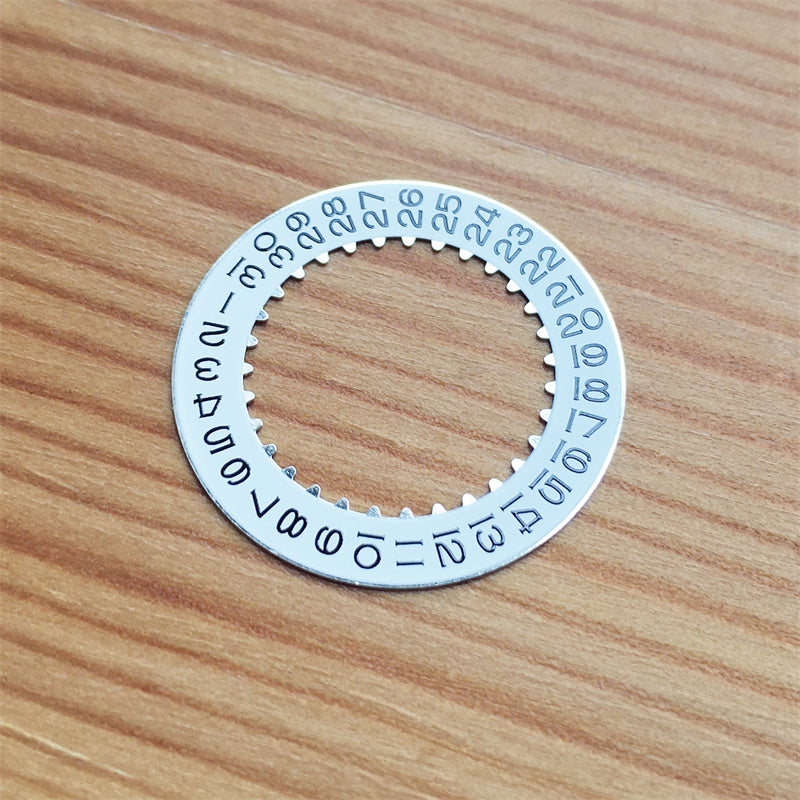 lunette de calendrier à lettres blanches pour montre automatique Rolex GMT2 3285 mouvement 116710