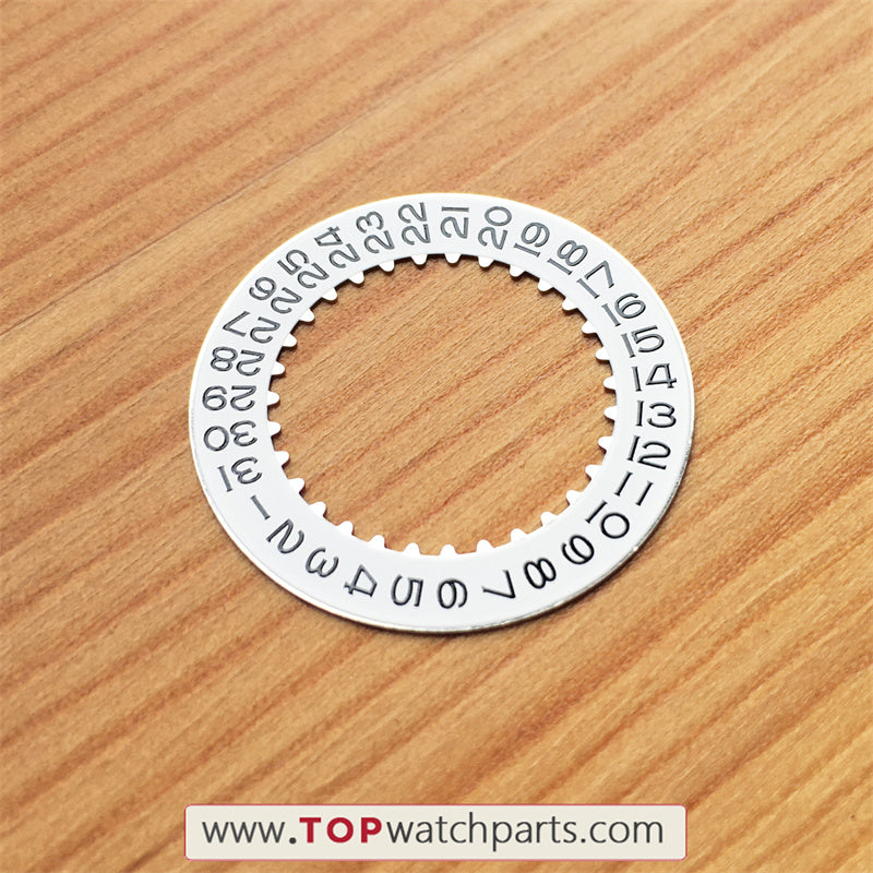 lunette de calendrier à lettres blanches pour montre automatique Rolex GMT2 3285 mouvement 116710
