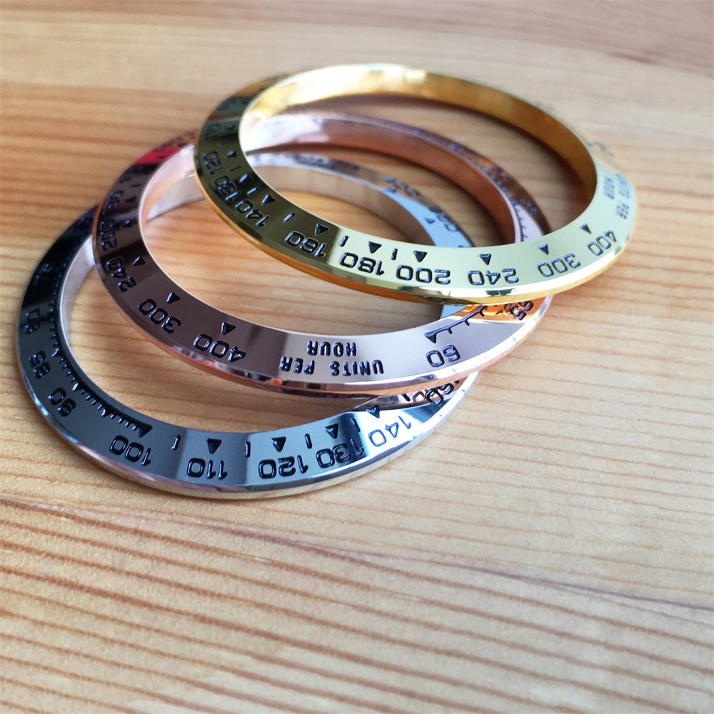 steel bezel for Rolex Cosmograph Daytona 40mm automatic watch 116520