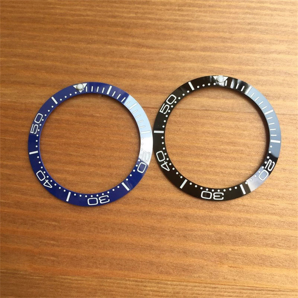 38mmセラミックオメガウォッチオメガシーマスタープラネットオーシャン用ベゼルインサート007自動ウォッチパーツ