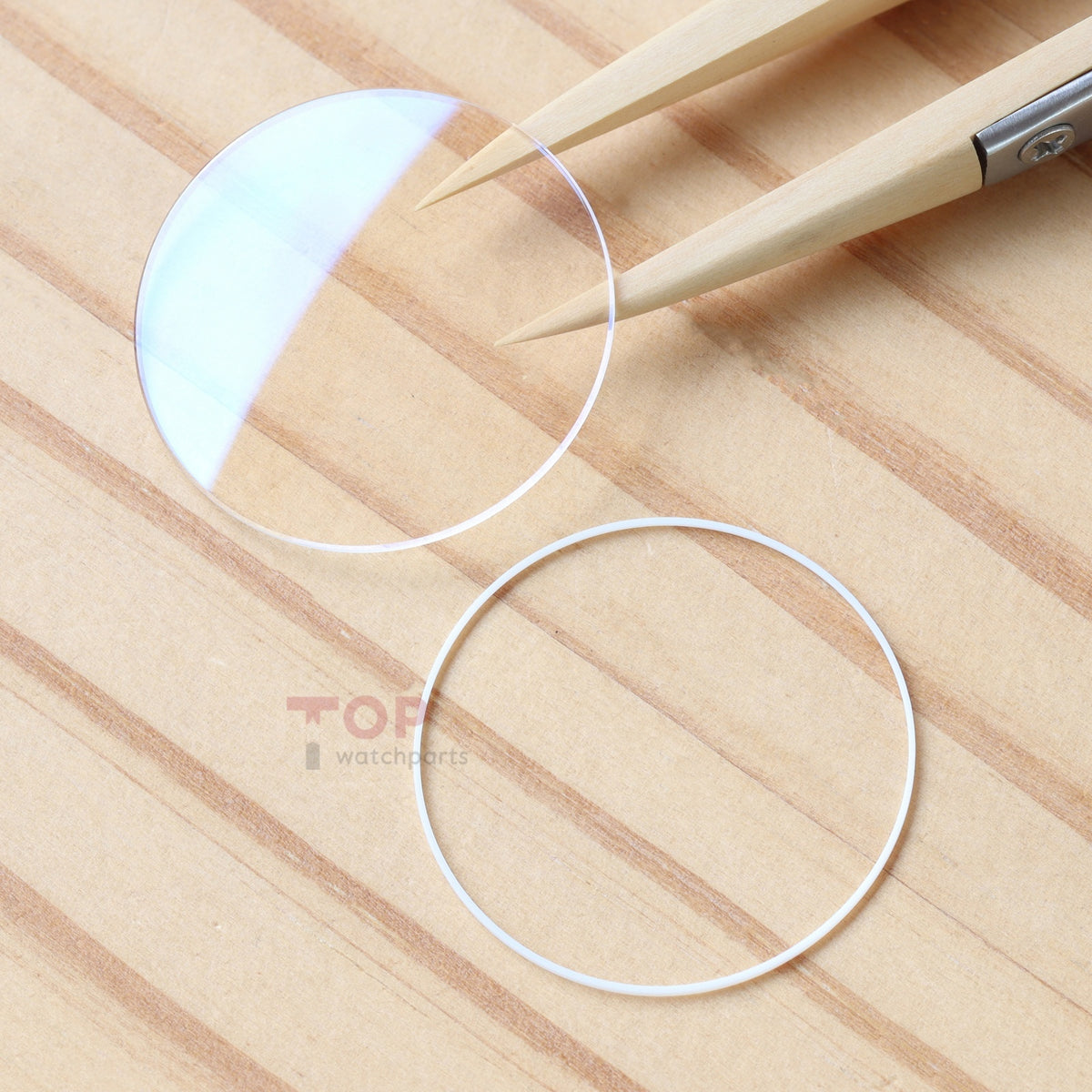 AR Coating Watch Sapphire Crystal&Gasket for IWC Portofino Automatic IW357411/3564 34mm Glass