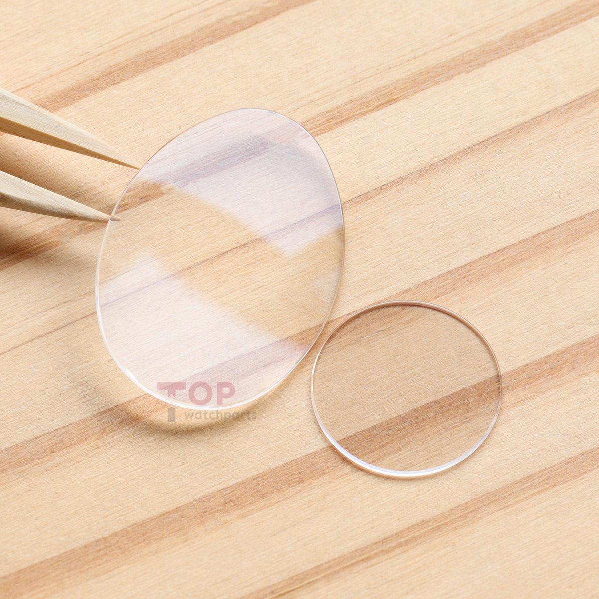 Watch Sapphire Crystal for Breguet REINE DE NAPLES 8928 33×24.95mm Front&Case Back Glass