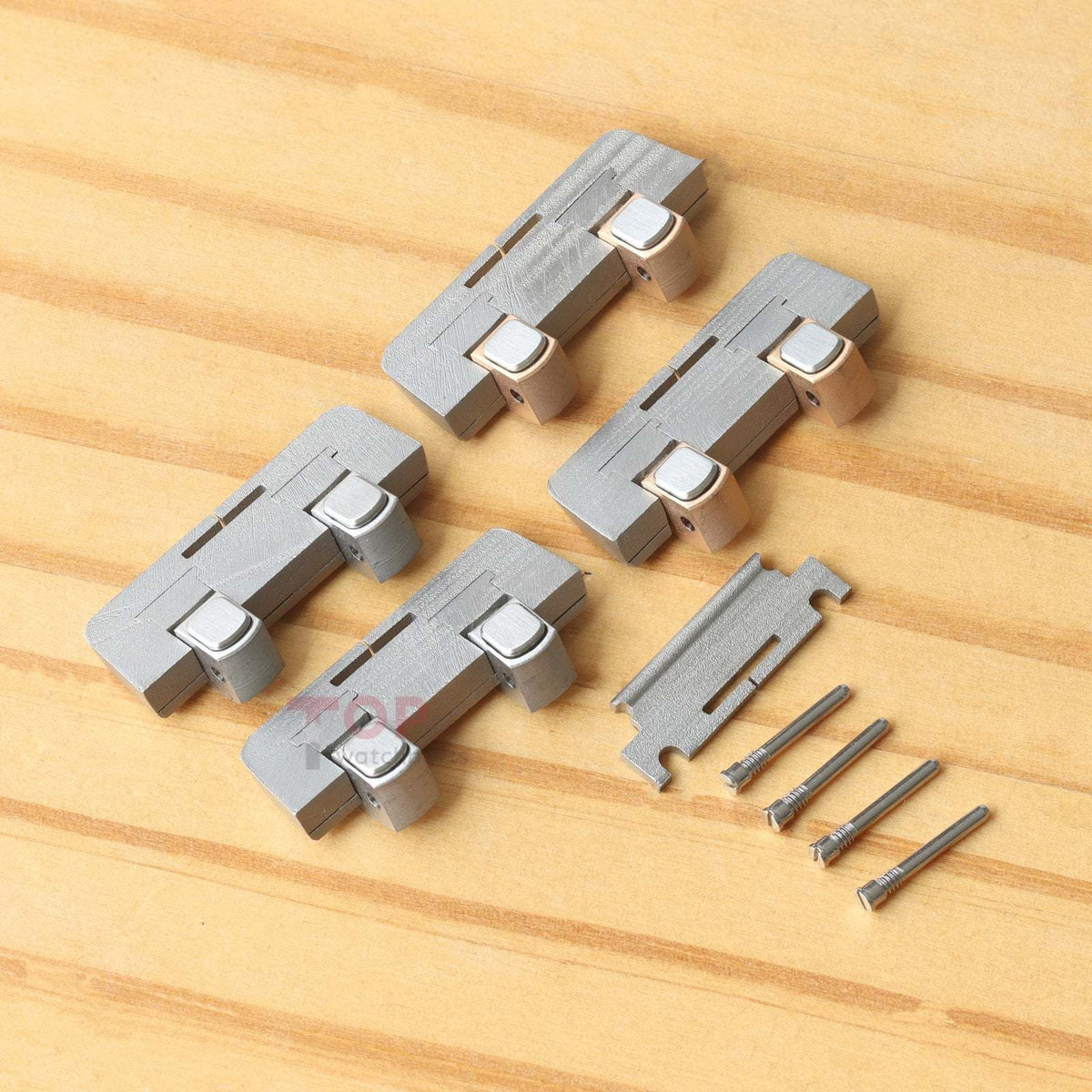 Watch Strap Inserts+Quick Release Component+Screw Pin for Audemars Piguet AP Royal Oak Offshore 42mm Watch Leather Band