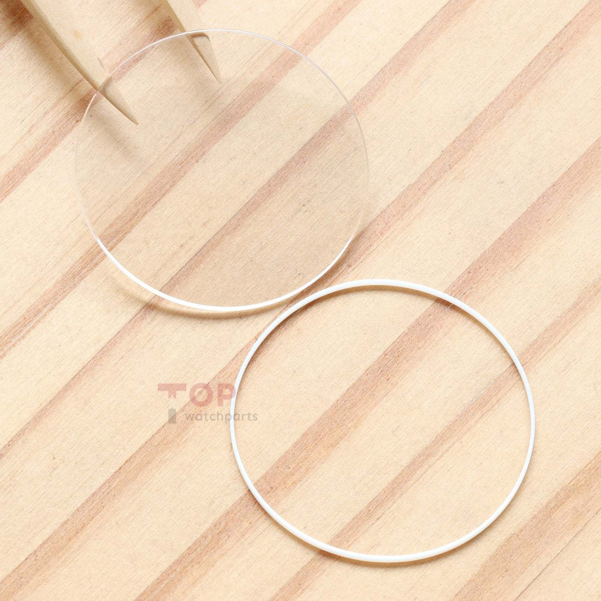 Double Domed Sapphire Crystal&Gasket for Vacheron Constantin VC Malte 81000/81500 37mm Watch Glass