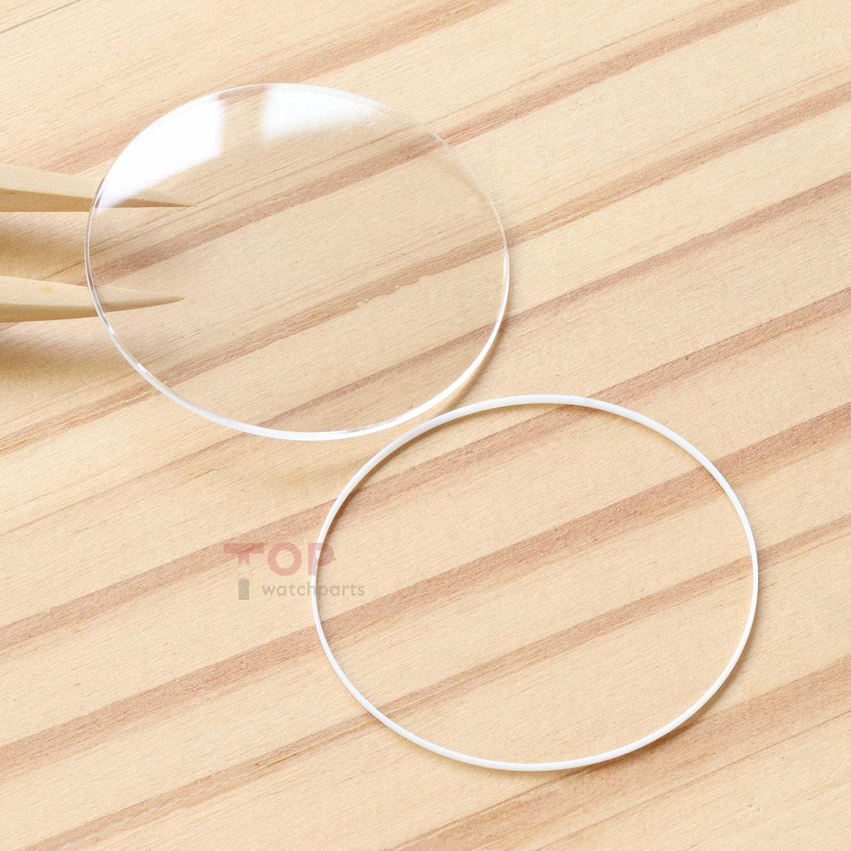 Double Domed Sapphire Crystal&Gasket for Vacheron Constantin VC Traditionnelle 43075 41mm Watch Glass