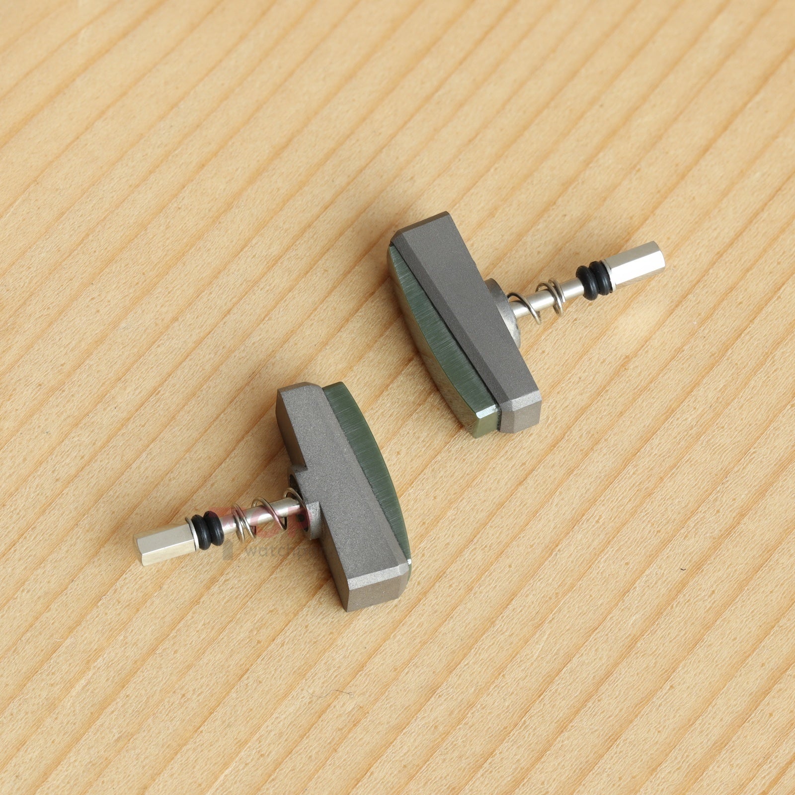 Titanium Green Ceramic Watch Pusher Button for Audemars Piguet Royal Oak Offshore 44mm Watch