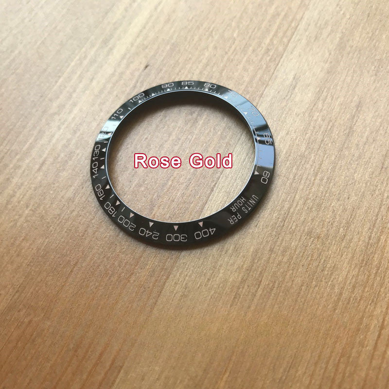 Rolex Cosmograph Daytona Watchセラミックベゼルインサート116500部品(Rose Gold/Gold/Black/Brown)