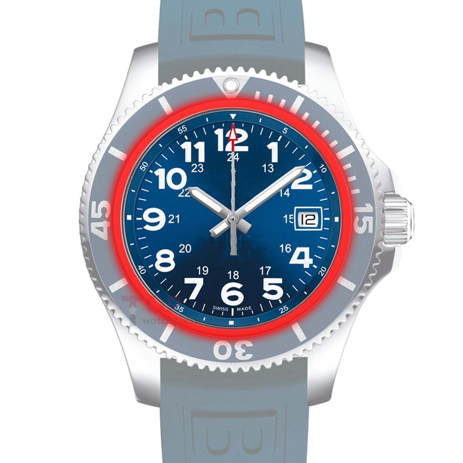 Watch Sapphire Crystal for Breitling Superocean II A17365 42mm Watch Glass