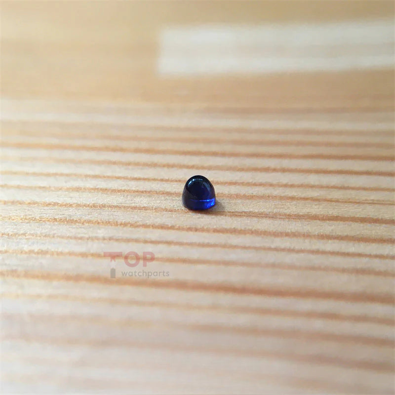 Blue Sapphire Crystal for Cartier Rotonde 40mm Watch Crown Parts