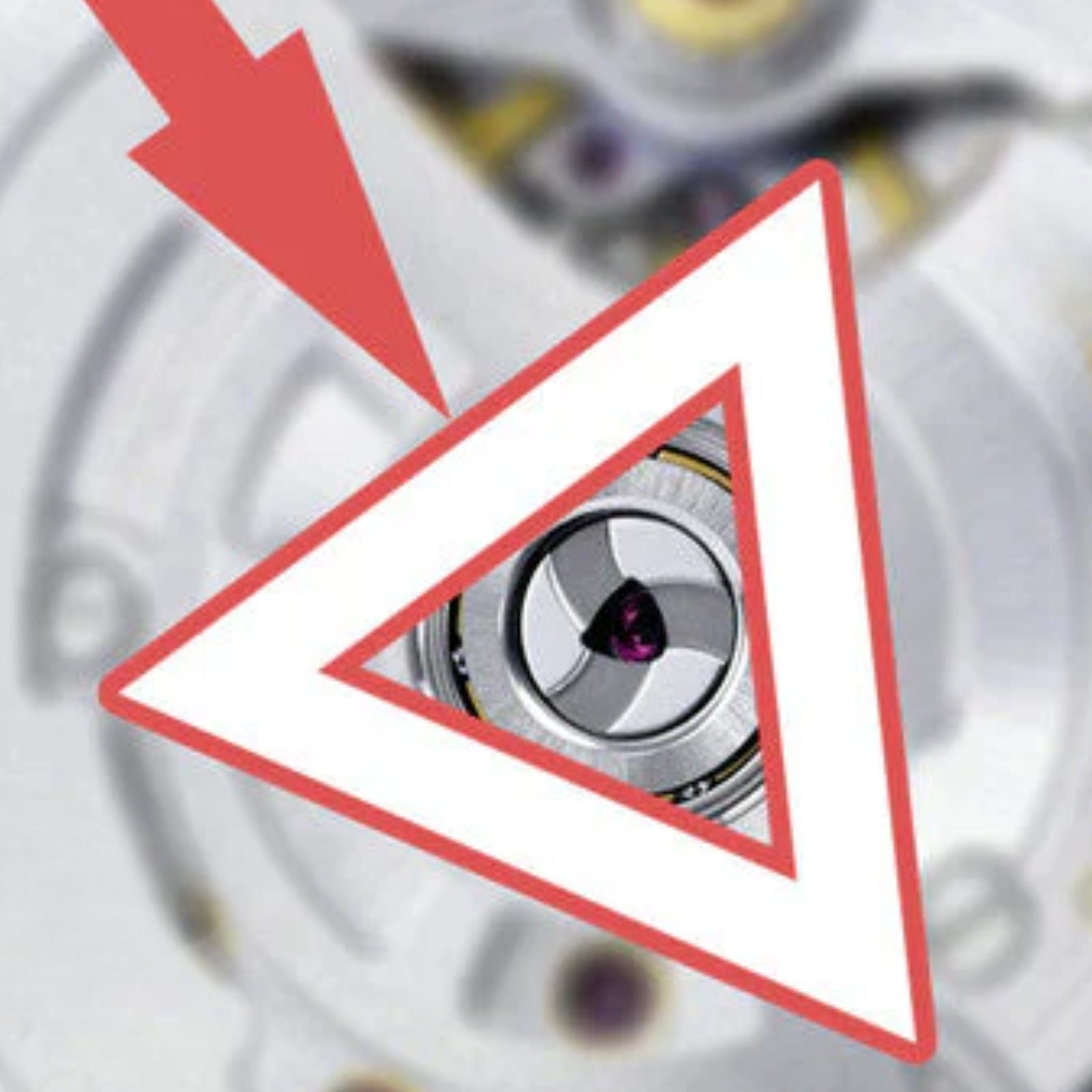 Normaler dreieckiger Uhrwerk-Schraubendreher für Rolex-Uhrenwerkzeuge